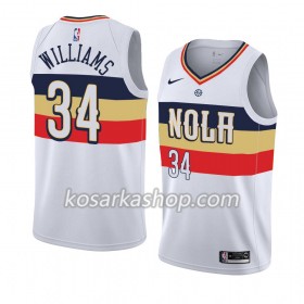 Dres New Orleans Pelicans Kenrich Williams 34 Nike 2018-19 Bijela Swingman